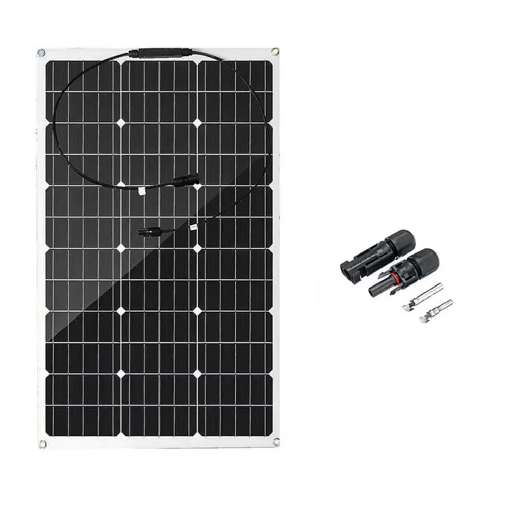 2000W 18V Flexible Solar Panel Charging Panel Photovoltaic Cell System Components High Efficiency Portable Power Bank RV Yacht