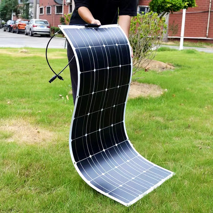 2000W 18V Flexible Solar Panel Charging Panel Photovoltaic Cell System Components High Efficiency Portable Power Bank RV Yacht